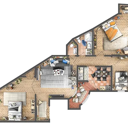 Apartamento Musical Shelter With Balcony 2min To Republic Square Belgrado